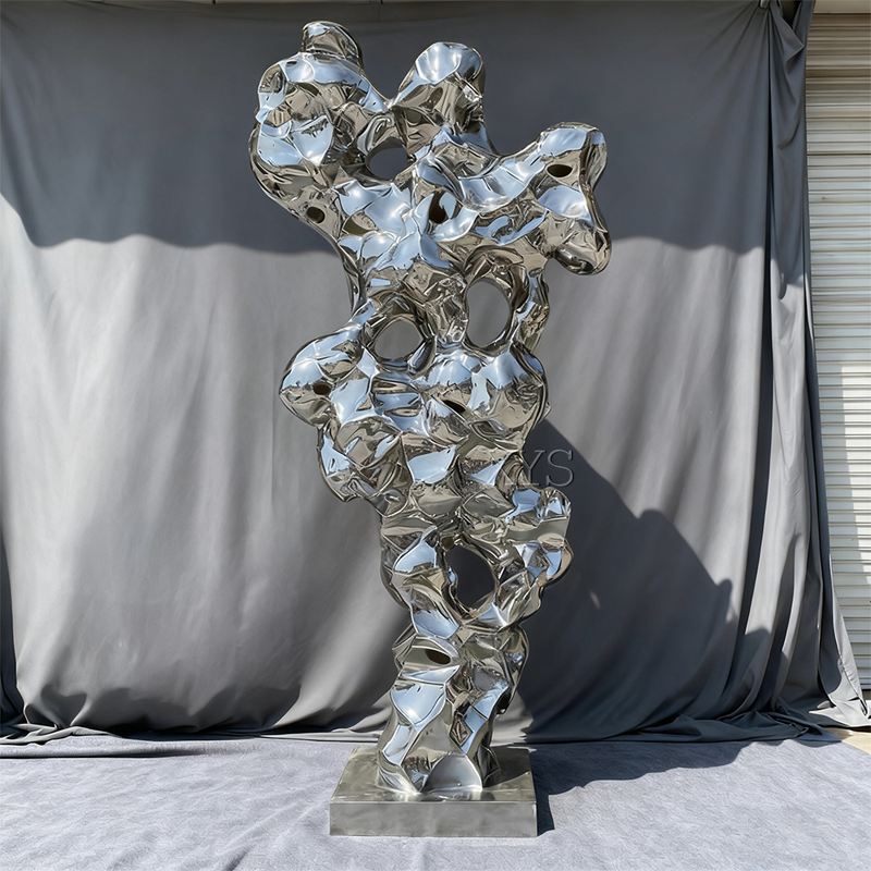 Escultura em pedra do Lake Stone Reverie Mirror Scholar